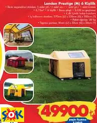 LONDON PRESTİGE (M) 6 KİŞİLİK ÇADIR LONDON PRESTİGE (M) 6 KİŞİLİK ÇADIR